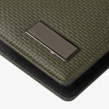 綠色立體格紋工商日誌/筆記本