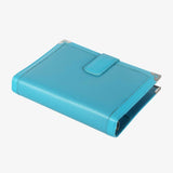 清新海洋藍工商日誌，多功能收納袋、開窗名片、筆插、磁吸五金書扣