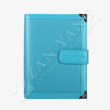 清新海洋藍工商日誌，多功能收納袋、開窗名片、筆插、磁吸五金書扣