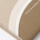 奶茶米工商日誌，進口PU皮紋、筆插、多功能內側口袋、磁吸式五金書扣。