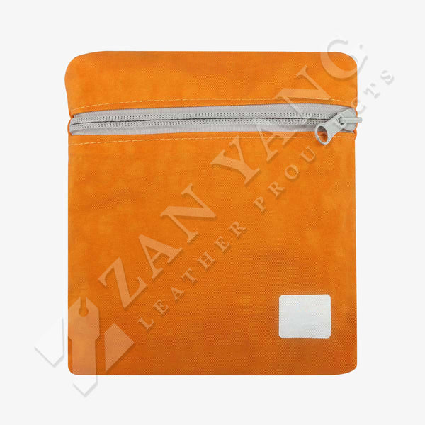 陽光橘環保折疊收納袋，無紡布(不織布)、網印