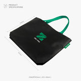 綠提把深黑T型袋_無紡布環保袋
