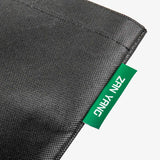 綠提把深黑T型袋_無紡布環保袋