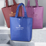 藍底壓扣T型袋_無紡布環保提袋