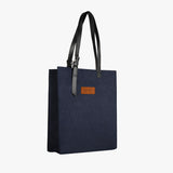 可調式皮革羊毛氈提袋_立體袋