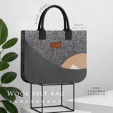 羊毛氈多功能收納提袋_立體袋