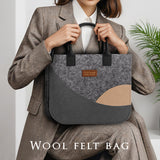 羊毛氈多功能收納提袋_立體袋