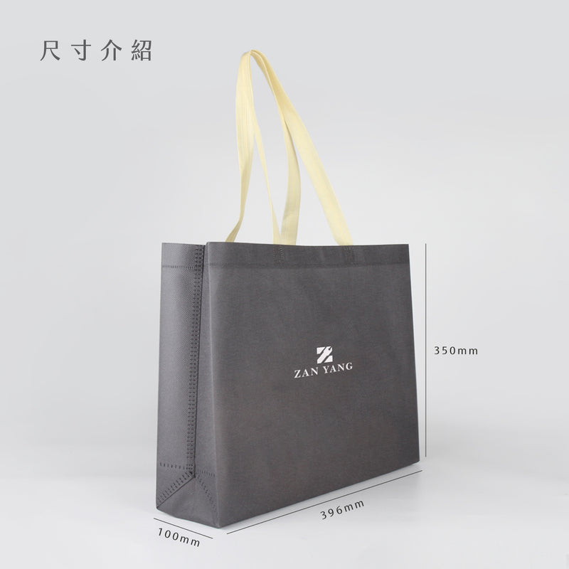 米灰色 _無紡布環保購物袋