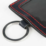 大頭環證件套，烙印LOGO、跳色車縫線