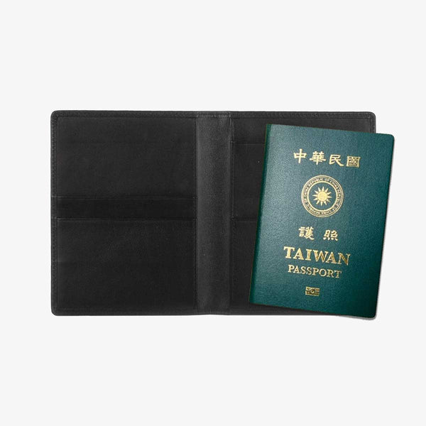 黧黑護照夾，烙印、多功能名片夾、手機SD卡袋