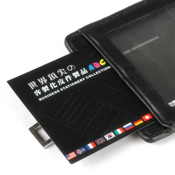 暗黑證件套，烙印Logo、多功能側袋