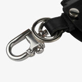 簡約黑汽車遙控器套，烙印、金屬LOGO