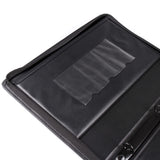 沉穩質感交屋拉鍊包，立體資料袋、A4資料帶三孔活頁、鑰匙扣帶、名片袋、拉鍊、透明標籤套