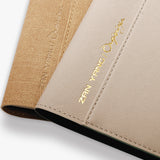 多功能大地高雅封套工商日誌，封面多功能口袋、多功能內側口袋、名片卡袋、筆套