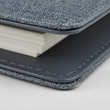 丹寧文青活頁工商日誌，多功能內側口袋、名片卡袋、筆插