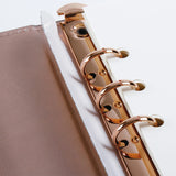 玫瑰金與大理石黑金工商日誌，多色平貼、進口玫瑰霧金PU皮紋、大理石霧黑金PU皮紋