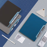 個性造型活頁工商日誌，多功能內側口袋、筆套、名片袋