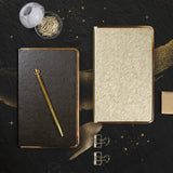 奢華金精裝工商日誌，分隔帶、平攤式頁面、刷金邊