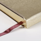 奢華金精裝工商日誌，分隔帶、平攤式頁面、刷金邊