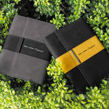 立體磁吸扣三折活頁工商日誌，情境