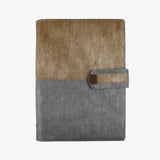 碧璽經典磁扣活頁工商日誌，可可咖與灰