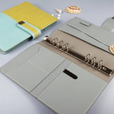 碧璽經典磁扣活頁工商日誌，展開