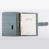 碧璽經典磁扣活頁工商日誌，展開