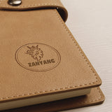 文創生活扣帶封套工商日誌，壓印