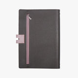 機能收納拉鍊活頁工商日誌，背面後：拉鍊式多功能收納袋