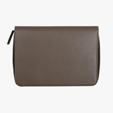 拼接色彩拉鍊包款工商日誌仿棉格紋，內裡羊毛氈皮紋、夾具 