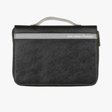 手提帶拉鍊活頁工商日誌，深夜黑