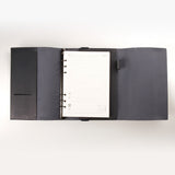 Black極致寬版鬆緊帶活頁工商日誌，展開