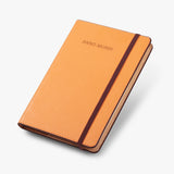 商務鬆緊帶封套工商日誌，粉橘