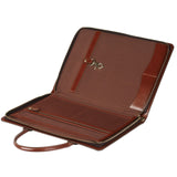 氣質手提拉鍊交屋包，LOGO烙印、壓印、拉鍊、資料袋、名片袋、手提把