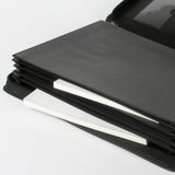 黝黑點紅簡約交屋包，Logo烙印 、壓印、立體資料袋、名片袋