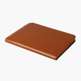 棕紅細緻簡約交屋包，Logo烙印、壓印、拉鍊、立體資料袋、鑰匙牌扣環、開窗名片套、筆套