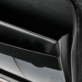 深夜黑拉鍊式交屋包，壓印、拉鍊、立體資料袋、鑰匙牌皮扣、A4資料袋三