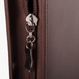 氣質拉鍊交屋包，燙金、壓印、拉鍊、立體資料袋、A4資料袋四孔活頁夾、開窗名片套