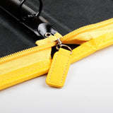 閃亮交屋拉鍊包，LOGO烙印、壓印、燙色、拉鍊、立體資料袋、鑰匙牌皮扣、A4資料袋三孔活頁夾、開窗名片套