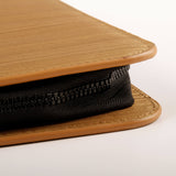 高貴流沙金拉鍊交屋包，Logo烙印、壓印、燙色、拉鍊、立體資料袋、鑰匙牌皮扣、開窗名片套