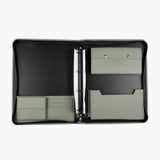 灰湖綠編織拉鍊交屋包 搭配進口PU編織紋 不同層次的視覺效果 讓整體簡約又高級