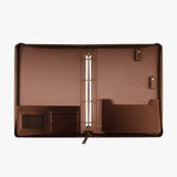 織紋書背拉鍊交屋包，Logo烙印、壓印、拉鍊、立體資料袋、鑰匙牌皮扣、A4資料袋四孔活頁夾、開窗名片套