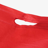 喜氣紅網印打孔袋，不織布、網印