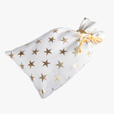 金星棉布束口袋，網印