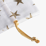 金星棉布束口袋，網印