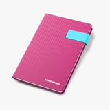 多彩清新磁吸精裝工商日誌，蜜桃紅