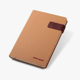 多彩清新磁吸精裝工商日誌，焦糖棕