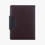 沖孔皮料磁吸精裝工商日誌，背面