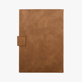 雅致棕磁吸精裝工商日誌，背面