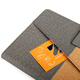 棕灰雙色磁吸精裝工商日誌，封面插袋